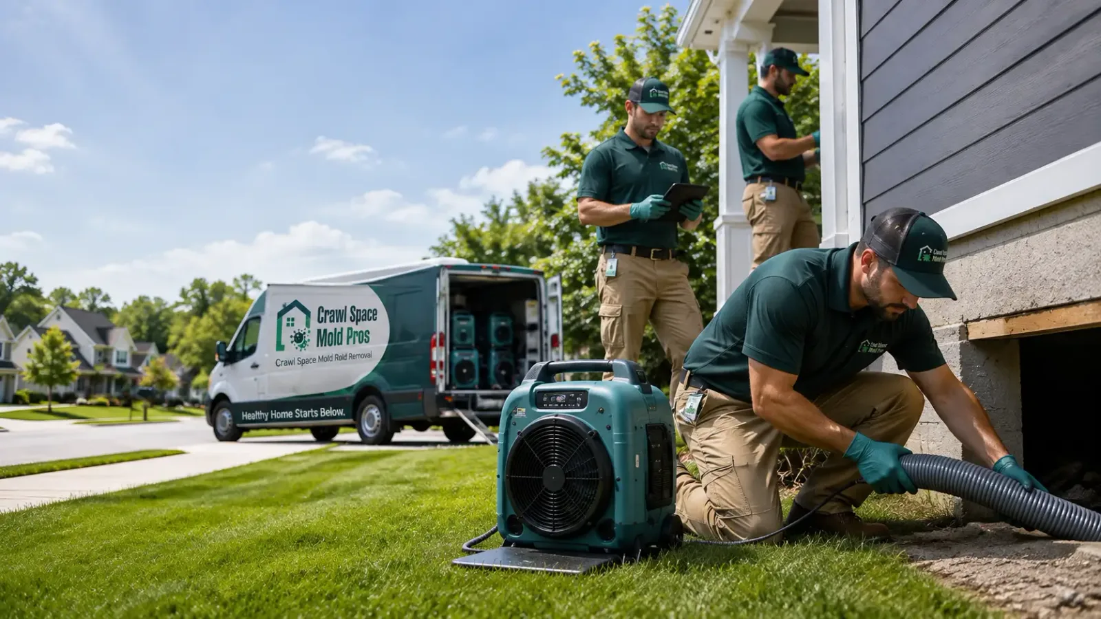 Crawl Space Mold Removal in Walnut Creek, OH